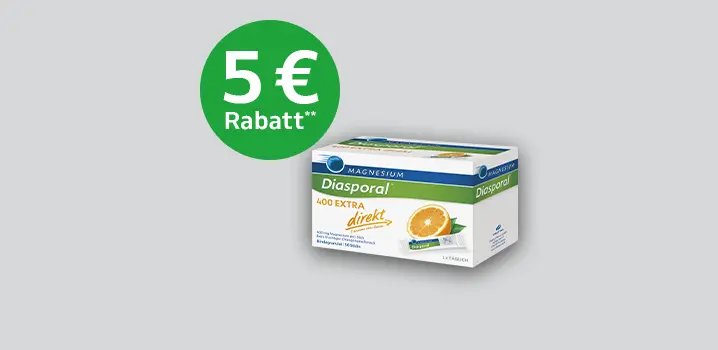 Abbildung: 5 € Magnesium-Diasporal Coupon
